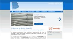 Desktop Screenshot of berninastoren.ch